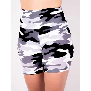 Imagem de Bermuda Cintura Alta Feminina Estampada - Fitmoda-Feminino