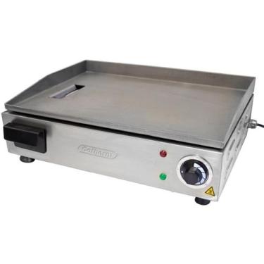 Imagem de Chapa Lanches Elétrica Grill 50X35 1600W 110V 127V Cozinha Cotherm 232