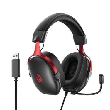 Imagem de Headset Gamer QCY VN200 Pro Com Fio USB A, Som 7.1 Surround, Driver 40