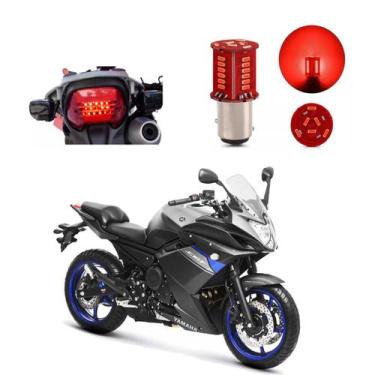 Imagem de Lâmpada Led Freio 2 Polos Sequencial Strobo Moto XJ6 F 2010 2011 2012 