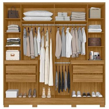 Imagem de Guarda Roupa Casal Alasca E Cômoda Vênus Freijó Off White Com Pés - Moval