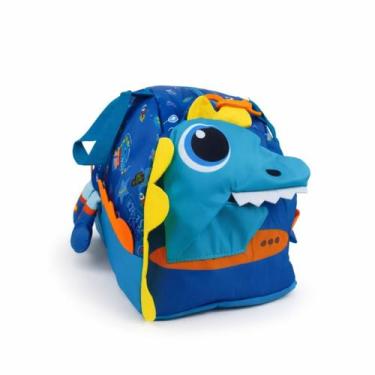 Imagem de Bolsa Infantil Viagem Criança Colorida Bolsa Passeio Escolinha Lanchei