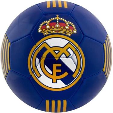 Imagem de Bola de Futebol Oficial do Real Madrid Azul Número 5 Maccabi
