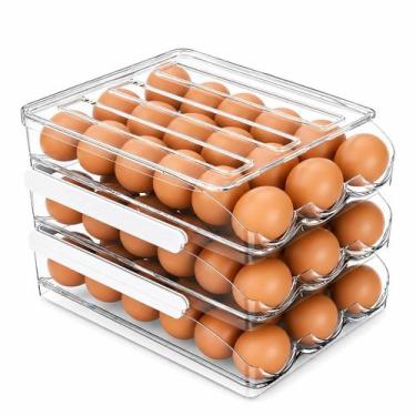 Imagem de Suporte para Ovos LUXEPORCH com 54 Cavidades, Livre de BPA, Bandeja Tr