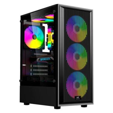 Imagem de Gabinete Gamer C3Tech, Lateral em Vidro, USB 3.0, Preto - MT - G120BK