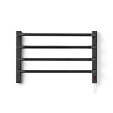 Imagem de Aquecedor De Toalhas Térmico Pequeno Preto - 110v Esquerdo