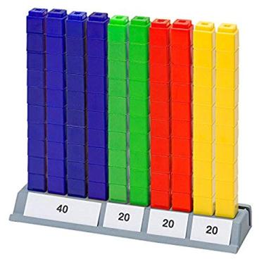 Imagem de Didax Educational Resources Unifix Cubes Cem Base Manipulativa de Matemática, Multicolorido