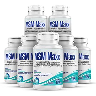 Imagem de Msm Maxx 7x 120 Colágeno Ácido Hialurônico Vitamin C E D3 K2