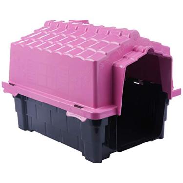 Imagem de Pet Injet Casa Eco Colors Dog House Evolution Nº1 Rosa Para Cães