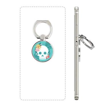 Imagem de Suporte de anel de telefone com ilustrações de caveira mortos vivos do México