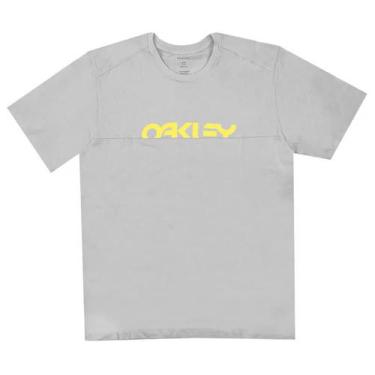 Imagem de Camiseta Oakley B1b Oversized Sm23 Masculina Gray Plaid
