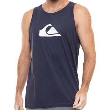 Imagem de Camiseta Regata Comp Logo Azul Marinho Lançamento Quiksilver
