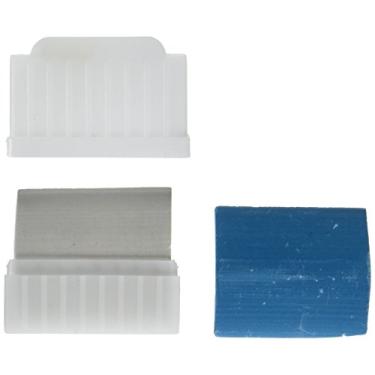 Imagem de Dritz Giz de alfaiate e suporte com apontador, Sew 101 27507, branco, azul
