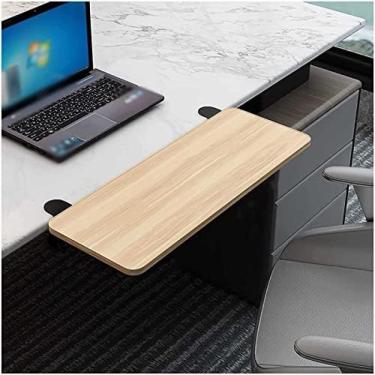Imagem de Bandeja De Teclado, Extensor De Mesa Dobrável, Estrutura Ergonômica De Partição De Apoio De Braço Para Montagem Em Mesa, Alivia A Fadiga, Para Mesas De Escritório, Mesas De Jantar, Estantes,E,65×2