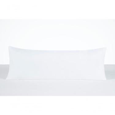 Imagem de Capa De Travesseiro Para Corpo Xuxão Suavitec Micropercal 200 Fios - Branco