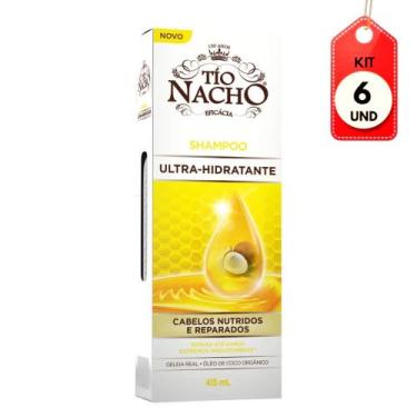 Imagem de Kit C/06 Tio Nacho Ultra Hidratante Shampoo Coco 415G