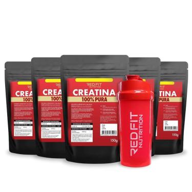 Imagem de Suplemento em pó Red Fit Nutrition Creatina 150g ( 5 Unid. )-Feminino