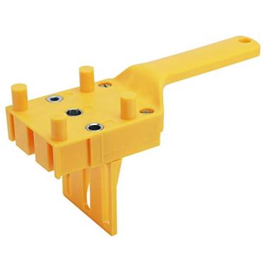 Imagem de Gabarito de cavilha para carpintaria BORDSTRACT, localizador de perfuração de furo reto de conexão de placa de madeira, ferramentas para carpintaria para juntas de borda a borda,