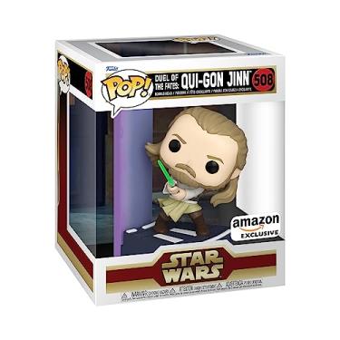 Imagem de Funko Pop! Deluxe: Star Wars Duel of The Fates - Qui-Gon Jinn, Amazon Exclusive, Figure 3 of 3