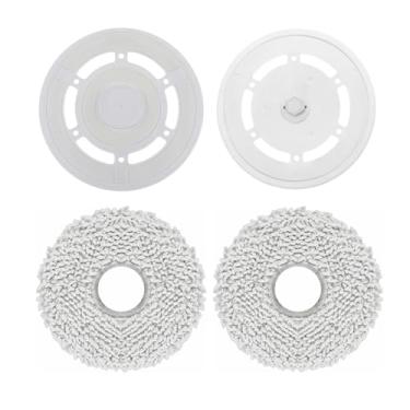 Imagem de Frexusuent Acessórios de placa de esfregão e esfregão para aspirador de pó Ecovacs Deebot T20 Omni/ T20 PRO/T20 MAX, suporte de placa de esfregão e acessórios de peça de reposição para esfregão,