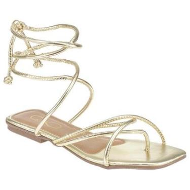 Imagem de Sandália Feminina Rasteira Arramar Gladiadora Sapatteria-Feminino