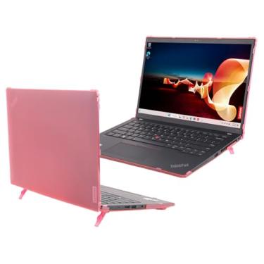 Imagem de mCover Capa rígida compatível apenas com Lenovo ThinkPad T14s Slim Gen 3/Gen 4 2023-2024 de 14 polegadas (com dobradiça de 180°, não serve para nenhum outro modelo Lenovo) - Rosa