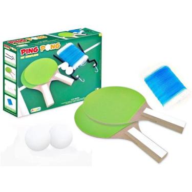 Imagem de Kit Ping-pong - Tênis De Mesa Completo - Em Madeira - Junges