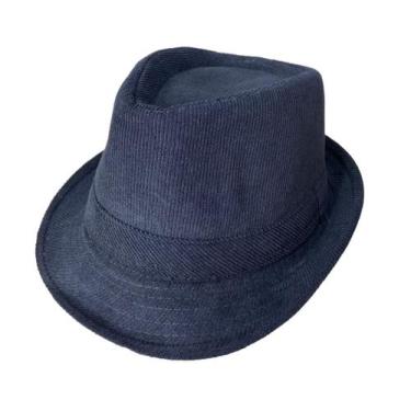 Imagem de Chapéu Panamá Veludo Preto Aveludado Inverno Quentinho Samba - On.shop