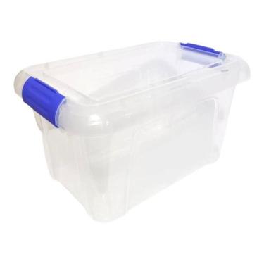 Imagem de Caixa Organizadora Container Trava 6,5 Litros Retangular - Plasnorthon