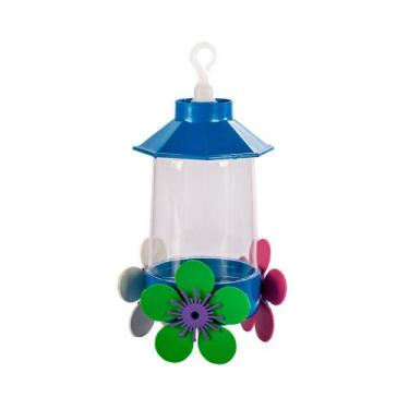 Imagem de Bebedouro Jel Plast Pet Piu Antiformiga Azul para Beija-Flor - 250ml -