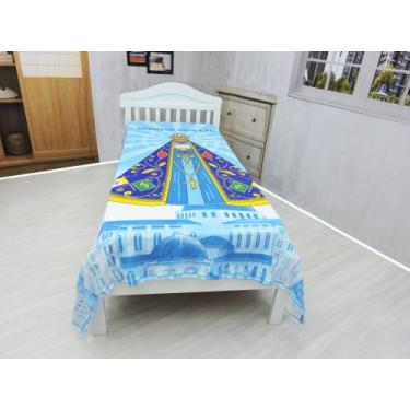 Imagem de Manta Cobertor Mãe Santa Solteiro Ultra Soft Macia - Fantasia Bras, No