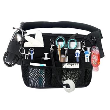 Imagem de Bolsa de enfermeira, bolsa de armazenamento de ferramentas, bolsa de cintura portátil multifuncional para enfermeira, pochete para enfermeiras