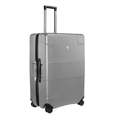 Imagem de Victorinox Mala giratória expansível Lexicon Hardside, Titânio, Checked-Large (28"), Lexicon Mala com rodinhas expansíveis