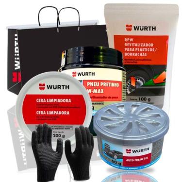 Imagem de Kit Carro De Luxo Marca Alemã Limpeza E Acabamento Completo - Wurth