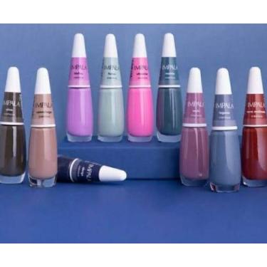 Imagem de Kit 10 Esmaltes Coleção A Cor da Sua Moda Vol. 1 - Impala