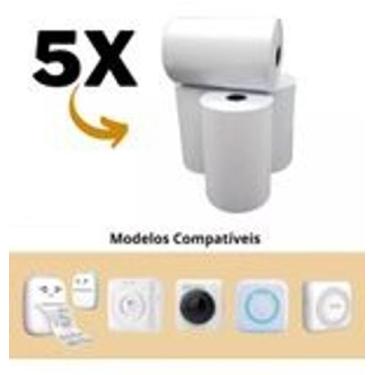 Imagem de Bobinas Térmicas Mini Impressora Gatinho P2 Peripage - 5 Pçs - PERSONA