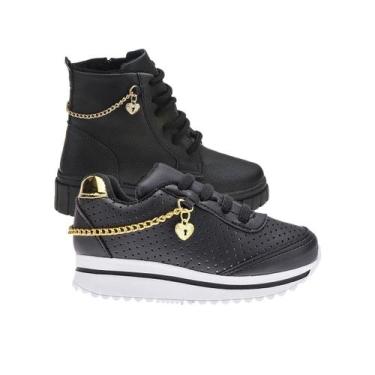 Imagem de Bota Feminina e Tenis Escolar - KIT 2 PARES Tam 24 ao 34 - sapatinhos.