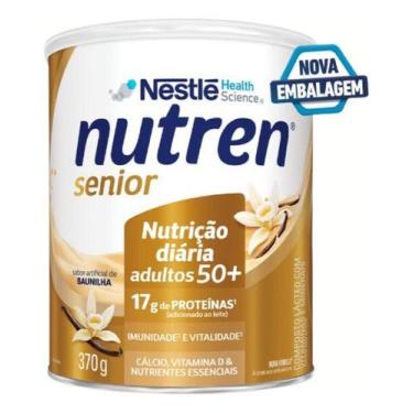 Imagem de Nutren Senior Vitamina Adulto Sabor Baunilha 370g - Nestlé