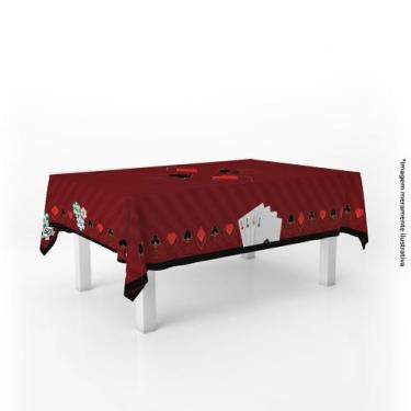 Imagem de Toalha de Mesa Retangular Poker - PRESENTE-BRINDE