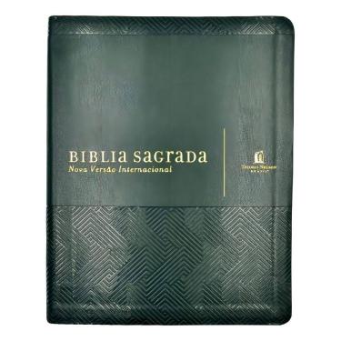 Imagem de Bíblia Nvi, Couro Soft, Verde, Com Espaço Para Anotações, Leitura Perfeita