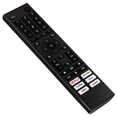 Imagem de Allimity ERF3Z80H Controle remoto substituído por voz adequado para Smart TV Hisense 43A4H 40A4H ‎32A4FH ‎32A4H 50A6G 65A6G ERF3Z80