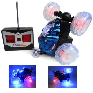 Imagem de Carrinho Controle Remoto 360 Maluco Luzes Musica Som Full - toys