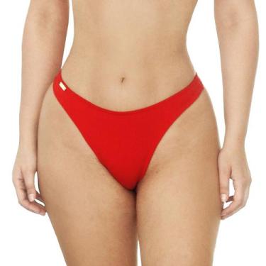 Imagem de Calcinha de Biquíni Fio Dental Tanguinha - Estigma, M, Vermelho