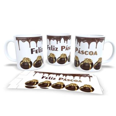Imagem de Canecas de Porcelana Personalizada Páscoa Presentes Criativos e Cheios de Carinho