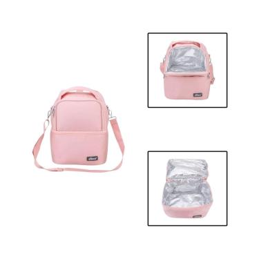 Imagem de Bolsa Térmica Lancheira Porta Marmita 2 Andares 