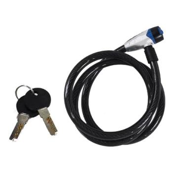 Imagem de Cadeado Cabo Aço Trava Estepe Doblo Idea Strada Ecosport 15x1500mm