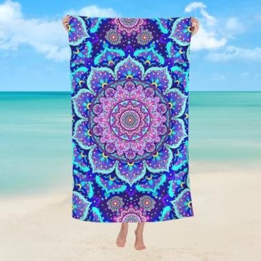 Imagem de Toalha de praia personalizada Toalhas de piscina personalizadas com nome foto de rosto para adultos crianças toalhas de praia personalizáveis sem areia presentes de férias para piquenique festa de