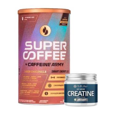 Imagem de Kit Creatina 150gr The One Supps + Supercoffee 380gr - Sabor Choconill