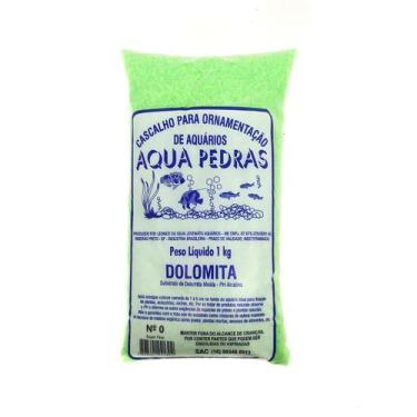 Imagem de Substrato Aqua Pedras Areia Verde Flúor Nº 0 - 1kg 