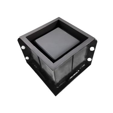 Imagem de Moldes de silicone para vaso de flores de concreto, molde quadrado de 12 cm, moldes de concreto para artesanato faça você mesmo, vasos de flores de bonsai suculentos, recipiente de decoração de mesa